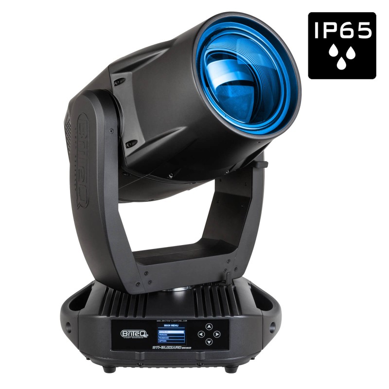 Briteq BTI-BLIZZARD BSW2 - Puissante lyre HYBRID à LED 450W (IP65). Fo