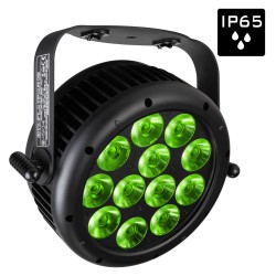 Briteq BTI-FLATPAR12 - Projecteur IP65 robuste et plat, équipé de 12 L