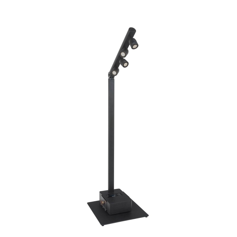 Briteq BTI-AKKUPOLE BLACK - Projecteur Accu LED EXPO IP65 4x5W + WDMX 