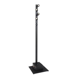 Briteq BTI-AKKUPOLE BLACK - Projecteur Accu LED EXPO IP65 4x5W + WDMX 