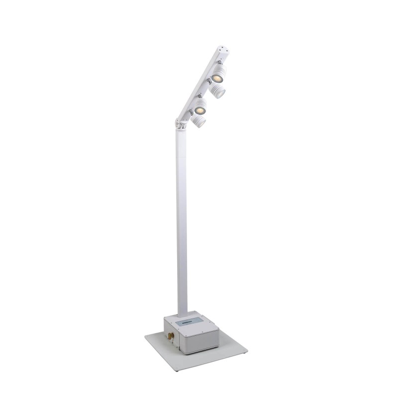 Briteq BTI-AKKUPOLE WHITE - IP65 Projecteur Accu LED EXPO 4x5W + WDMX 