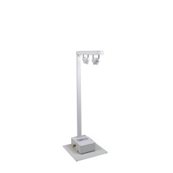 Briteq BTI-AKKUPOLE WHITE - IP65 Projecteur Accu LED EXPO 4x5W + WDMX 