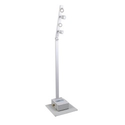 Briteq BTI-AKKUPOLE WHITE - IP65 Projecteur Accu LED EXPO 4x5W + WDMX 