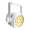 Briteq BT-COLORAY 18FCR WHITE - LED Proj. 18x8W RGBW 20° WHITE (TRUE1)