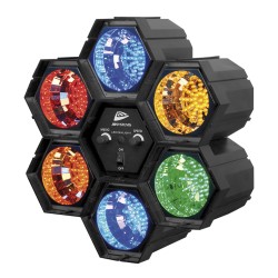 JB Systems LED SIXLIGHT - Chenillard 6 canaux avec micro incorporé