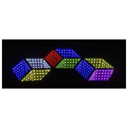 JB Systems HEXAGON 3D - Effet miroir 3D fantastique (RGB) pour toutes 