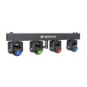 QUADRA MOVE - Barre lumineuse avec 4 lyres LED RGBW 40W
