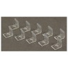 JB Systems ALU-CORNER-15MM-CLIPS - 10 clips de fixation