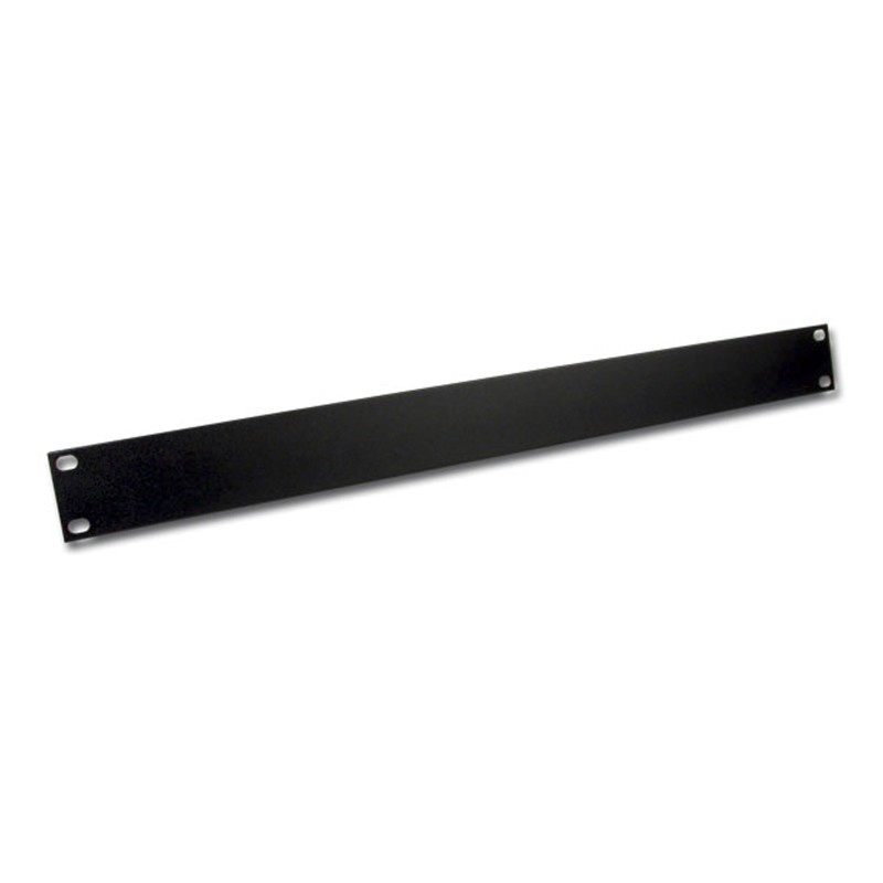 Audiophony TOLE1U/NO - Panneau 19 pouces vierge 1 unité noir