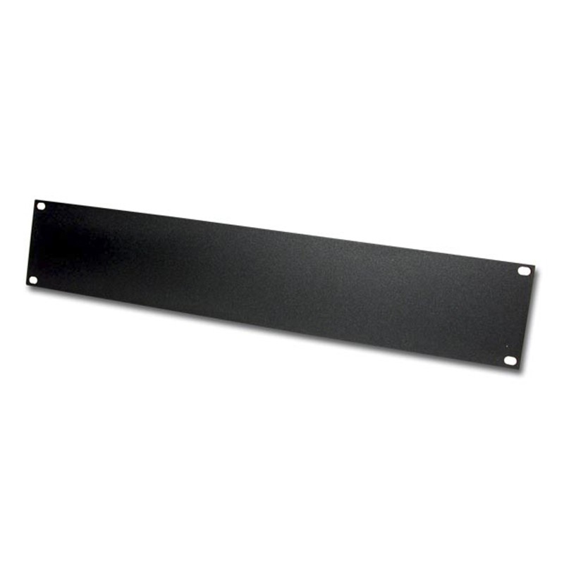 Audiophony TOLE2U/NO - Panneau 19 pouces vierge 2 unité noir