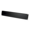 Audiophony TOLE2U/NO - Panneau 19 pouces vierge 2 unité noir