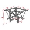 ConteStage AG29-033 - Angle 290mm 3 directions 90° sommet bas droit