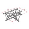 ConteStage AG29-036 - Té horizontal 290mm 3 directions