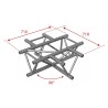 ConteStage AG29-041 - Croix 290mm 4 directions