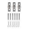ConteStage MC29-KIT - Kit de 3 manchons, 6 pins et 6 clavettes