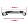 ConteStage DUO29-200 - Echelle aluminium 290mm longueur 200cm