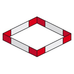 ConteStage AGDUO29-01 - Angle échelle 2 directions 90° droit