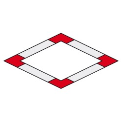 ConteStage AGDUO29-02 - Angle échelle 2 directions 90° plat