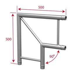 ConteStage AGDUO29-02 - Angle échelle 2 directions 90° plat