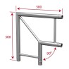 ConteStage AGDUO29-02 - Angle échelle 2 directions 90° plat