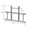 ConteStage AGDUO29-03 - Angle échelle 3 directions 90° plat