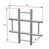 ConteStage AGDUO29-05 - Angle échelle 4 directions 90° plat