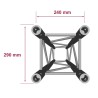 ConteStage QUA29-050 - Quatro aluminium 290mm longueur 50cm