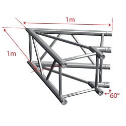 ConteStage AGQUA-01 - Angle Quatro 2 directions 100cm 60°