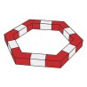ConteStage AGQUA-03 - Angle Quatro 2 directions 50cm 120°