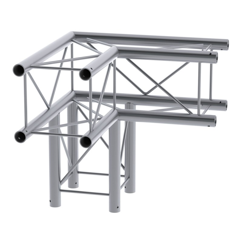 ConteStage DECO22Q-AG02 - Angle alu carré 220mm 3 directions côté 90°
