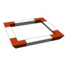 ConteStage DECO22T-AG01 - Angle alu triangulaire 220mm 2 directions 90