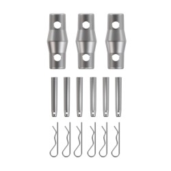 ConteStage DECO22T-MC-KIT - Kit de 3 manchons, 6 pins et 6 clavettes