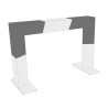 ConteStage DECO22T-AG05 - Angle tri 220mm 2 direct. 90°vertical