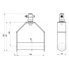 ConteStage UNO-A - Etrier de suspension pour projecteur tube de 50