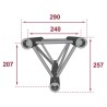 ConteStage PT29-071 - Poutre aluminium 290 mm longueur 71cm