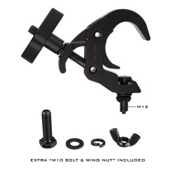 ConteStage FAST CLAMP Black V2 - Crochet de fixation pour tubes de 48 