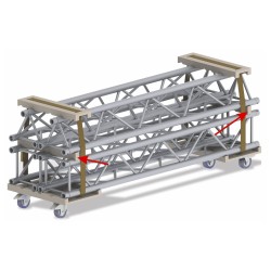 ConteStage BT-TRUSS 29-TROLLEY-STACK - Entretoise de transport pour st