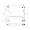 ConteStage BT-TRUSS H-Frame BLK 750x415 - The aluminium 'H' Frame a pe