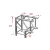 ConteStage QUATRO-A01 - Angle quatro290 charge lourde 2dir. 90°+mancho
