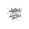 ConteStage QUATRO-A03 - Angle quatro290 charge lourde 3dir. 90°+mancho