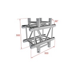 ConteStage QUATRO-A04 - Angle quatro290 charge lourde 4dir. 90°+mancho