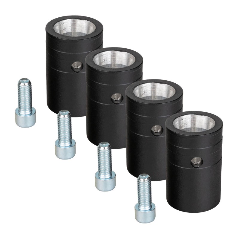 ConteStage BT-TRUSS QUAT 29 - BOX Coupler Set FEMALE BLK - Jeu de 4 co