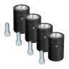 ConteStage BT-TRUSS QUAT 29 - BOX Coupler Set FEMALE BLK - Jeu de 4 co