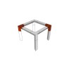 ConteStage AG29-034 blk - Angle 290mm 3 directions 90°sommetgauche Noi