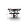 ConteStage AG29-034 blk - Angle 290mm 3 directions 90°sommetgauche Noi
