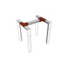 ConteStage AG29-036 blk - Té horizontal 290mm 3 directions Noir