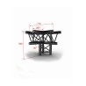 ConteStage AG29-042 blk - Té 290mm 4 directions sommet bas Noir
