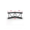 ConteStage AGDUO29-01 blk - Angle échelle 2 directions 90° droit Noir