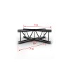 ConteStage AGDUO29-06 blk - Angle échelle 4 directions 90° droit Noir