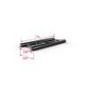 ConteStage DUO29-071 blk - Echelle aluminium 290mm longueur 71cm Noire